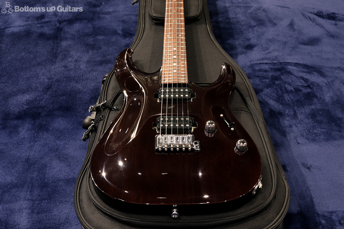 T's Guitars DST-pro24Carved Mahogany - Trans Black -