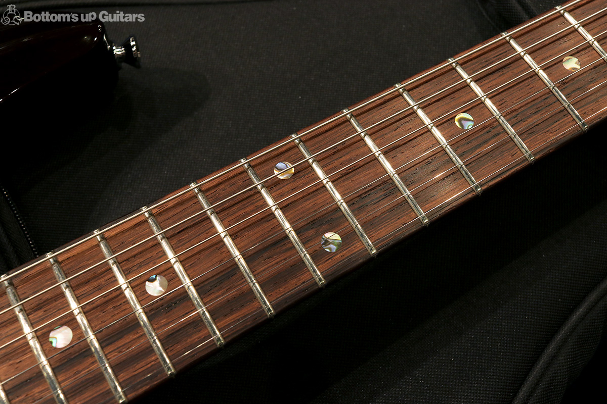 T's Guitars DST-pro24Carved Mahogany - Trans Black -