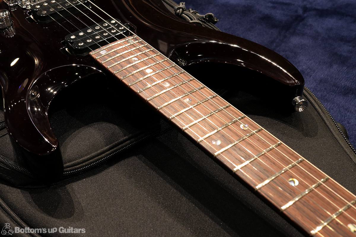 T's Guitars DST-pro24Carved Mahogany - Trans Black -