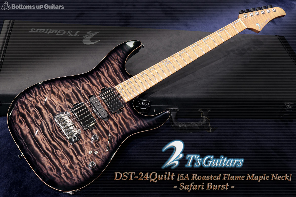 T's Guitars {BUG} DST-Pro22R 【B.U.G.特注 / 5A Burl Maple Top / 5A ローステッドフレイムネック & 指板】