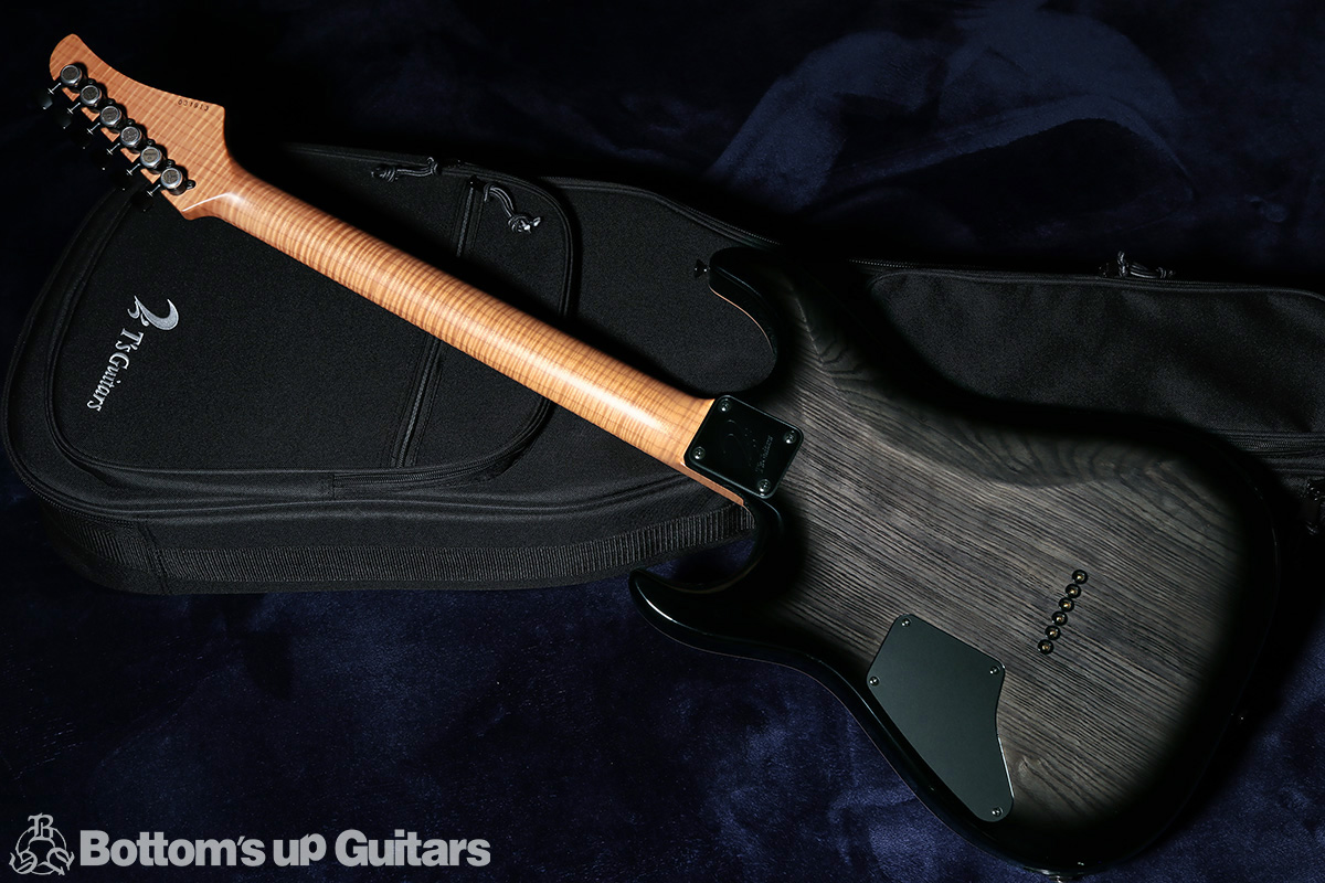 T's Guitars DST-Pro22R Hardtail with JST Suhr PU ! 5A Burl Maple Top / Roast FM Neck & FB 【当店特注品 !!】