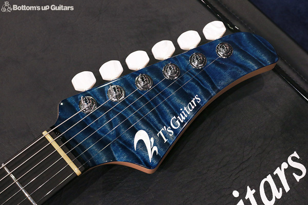 T's Guitars {BUG}DST-Pro24 5A Quilt - Arctic Blue - 【厳選AAAAAトップ !!】