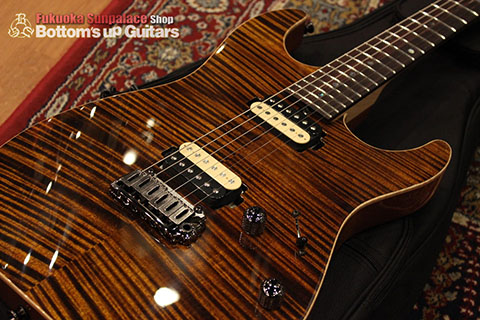 T's Guitars DST-DX 22 Hand Select 5A+ Top -Tiger Eye-【BUG Special Order】