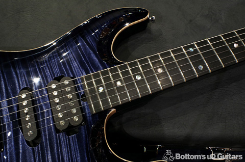 T's Guitars 2018 DST-pro22 Carvedtop Whale Blue Burst ニューモデル Sound Messe 出展品 ティーズギター カーブド アーチトップ