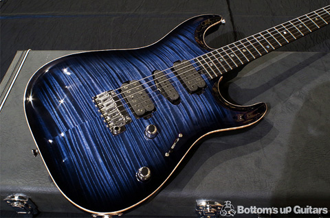 T's Guitars 2018 DST-pro22 Carvedtop Whale Blue Burst ニューモデル Sound Messe 出展品 ティーズギター カーブド アーチトップ