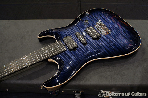 T's Guitars 2018 DST-pro22 Carvedtop Whale Blue Burst ニューモデル Sound Messe 出展品 ティーズギター カーブド アーチトップ