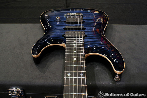 T's Guitars 2018 DST-pro22 Carvedtop Whale Blue Burst ニューモデル Sound Messe 出展品 ティーズギター カーブド アーチトップ