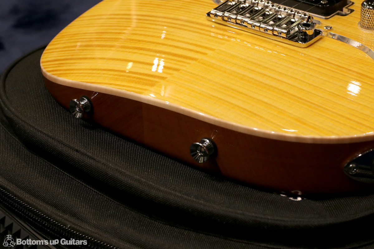 T's Guitars TL-Hollow-DX22 Roseneck - Transparent Yellow - 【当社特注品!】