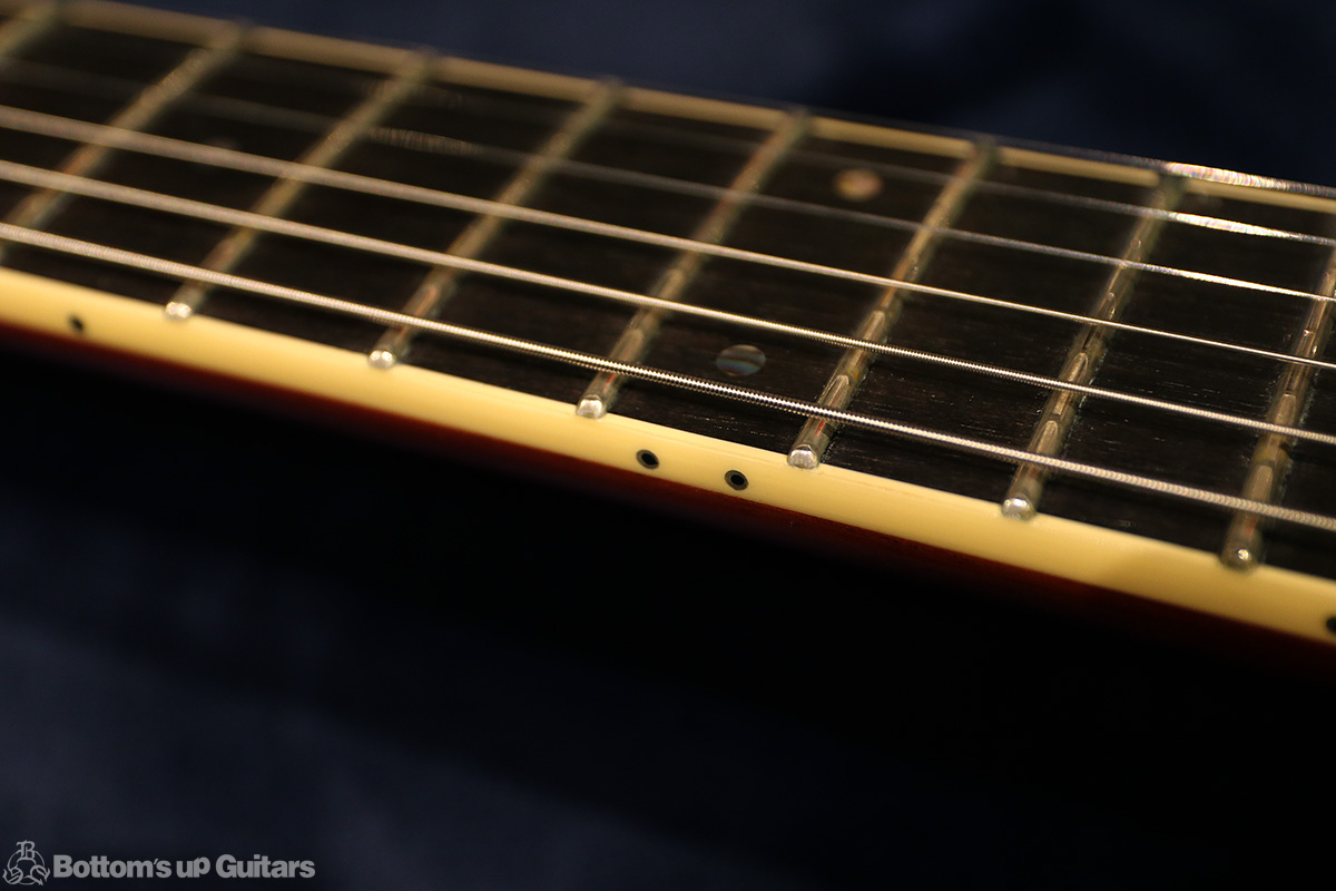 T's Guitars {BUG} Custom Made Arc Hollow Quilt 《Archback》 - Black Slate - 【アーチバックの初期モノ!】