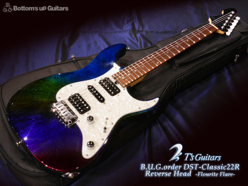 T's Guitars DST-Classic22R Flourite Flare 特注 国産 日本製 JAPAN