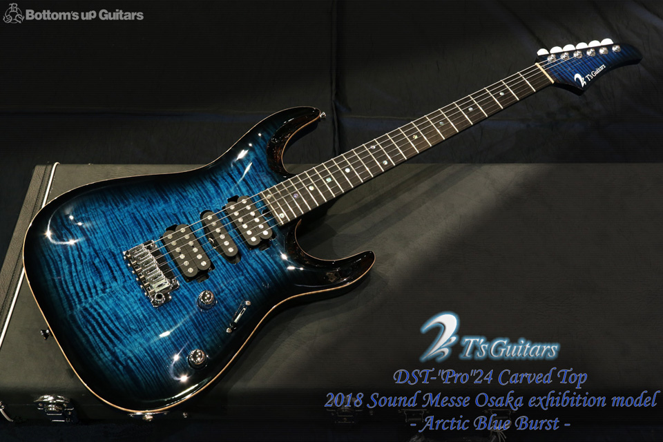 T's Guitars DST-Pro24 Carved Top DST-Proカーブドトップのファーストロット,サウンドメッセ2018出展品,特注仕様 ティーズギターズ,特注品,オーダー品,コンポーネント,DST-pro,ルミンレイ,エボニー,ジェスカー,ゴトーガット,