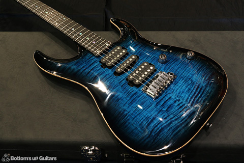 T's Guitars DST-Pro24 carved top dst-proカーブドトップのファーストロット,サウンドメッセ2018出展品,特注仕様 ティーズギターズ,特注品,オーダー品,コンポーネント,dst-pro,ルミンレイ,エボニー,ジェスカー,ゴトーガット,