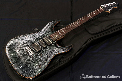 T's Guitars ニューモデル 2018 DST-24 Carved top Flare Gunmetallic  BUGセレクト品 ファーストロット