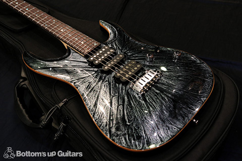 T's Guitars ニューモデル 2018 DST-24 Carved top Flare Gunmetallic  BUGセレクト品 ファーストロット