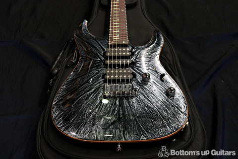 T's Guitars ニューモデル 2018 DST-24 Carved-top Flare Gunmetallic  BUGセレクト品 ファーストロット