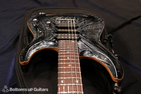 T's Guitars ニューモデル 2018 DST-24 Carved-top Flare Gunmetallic  BUGセレクト品 ファーストロット