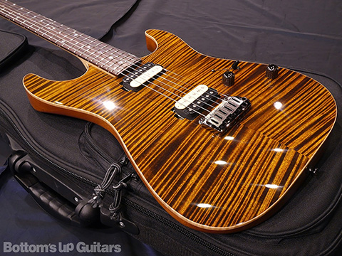 T's Guitars DST-DX 22 5A+ Selected Top -Tiger Eye- 【BUG Special Order】現地材選定特注モデル