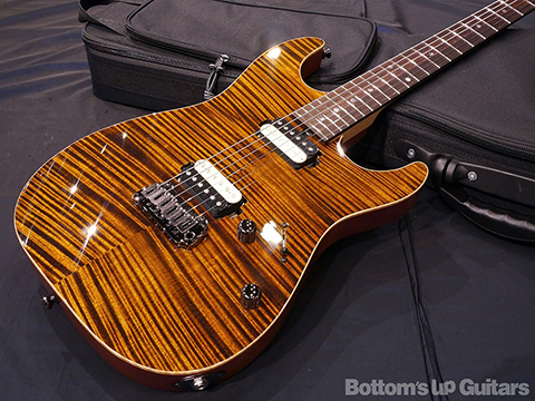 T's Guitars DST-DX 22 5A+ Selected Top -Tiger Eye- 【BUG Special Order】現地材選定特注モデル