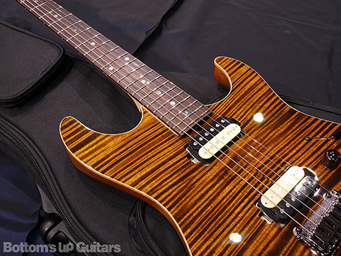 T's Guitars DST-DX 22 5A+ Selected Top -Tiger Eye- 【BUG Special Order】現地材選定特注モデル