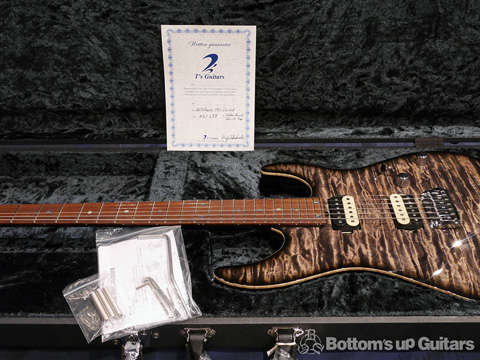 T's Guitars DST-Pro24 Mahogany Limited Selected Quilt Top -Safari Burst- 【BUG Special Order】 特注 国産 日本製 JAPAN