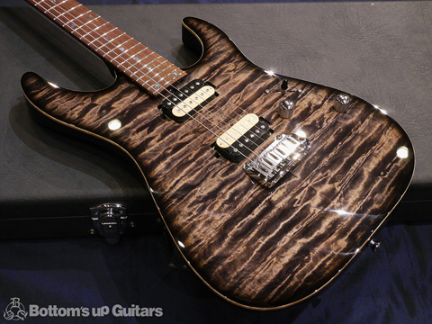 T's Guitars DST-Pro24 Mahogany Limited Selected Quilt Top -Safari Burst- 【BUG Special Order】 特注 国産 日本製 JAPAN