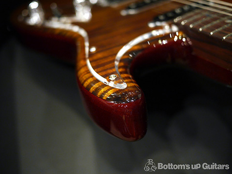 T's Guitars ST-Hollow Deluxe Rosewood Neck - Tiger's Eye -【BUG Special Order】