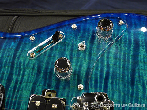 T's Guitars TL-Hollow Deluxe Rosewood Neck - Atlantic Blue Breeze -【BUG Special Order】