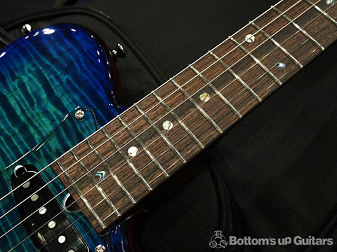 T's Guitars TL-Hollow Deluxe Rosewood Neck - Atlantic Blue Breeze -【BUG Special Order】