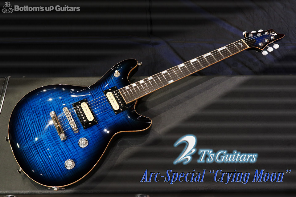 T's Guitars Arc Special Crying Moon a2c氏シグネチャーモデル a2c,アツシ,Mint jam,ミントジャム,GOD,G5,baker,アーク,クライングムーン,arc,carvetop,ティーズギター,ティーズ,BFTS,バズフェイトン,長野,塩尻,国産,ハンドメイド,工房,オリジナル,カーブ,Carved,アーチ,arch,モダン,ハムバッカー,ロックペグ,