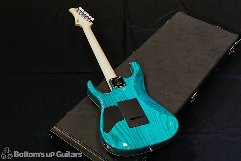 T's Guitars DST-Pro24,Quilt,ティーズギターズ,特注品,オーダー品,コンポーネント,DST-pro,DST-Pro24,Dst-pro 22,ルミンレイ,エボニー,ジェスカー,ゴトーガット,メイプルネック,,DSTPRO,dinky strato,ティーズ,Gotoh Wilkinson VG300,{BUG},