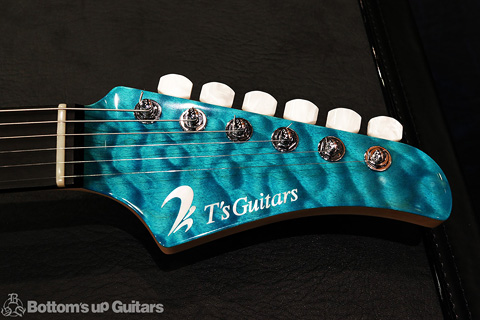 T's Guitars DST-Pro24,Quilt,ティーズギターズ,特注品,オーダー品,コンポーネント,DST-pro,DST-Pro24,Dst-pro 22,ルミンレイ,エボニー,ジェスカー,ゴトーガット,メイプルネック,,DSTPRO,dinky strato,ティーズ,Gotoh Wilkinson VG300,{BUG},