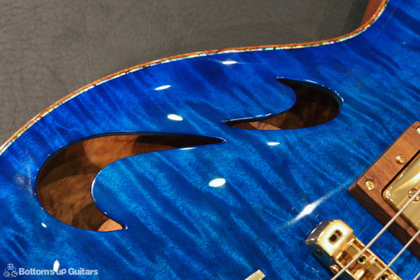 T's Guitars {BUG} NEW MODEL G.G.Award受賞作品『Arc-Singlecut・Aquamarine』one-of-a-kind 楽器フェアモデル