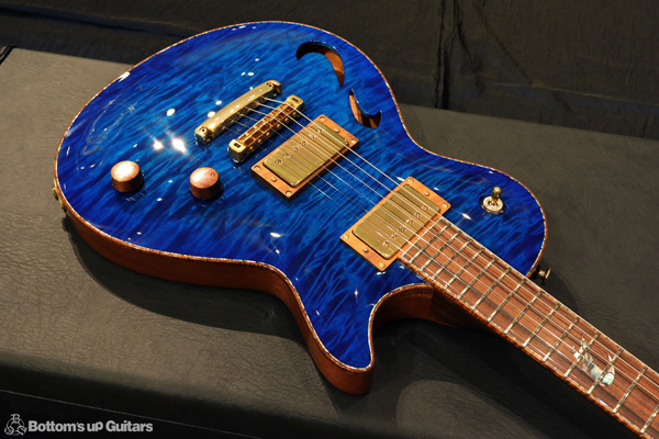 T's Guitars {BUG} NEW MODEL G.G.Award受賞作品『Arc-Singlecut・Aquamarine』one-of-a-kind 楽器フェアモデル