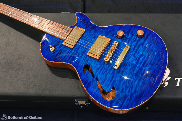 T's Guitars {BUG} NEW MODEL G.G.Award受賞作品『Arc-Singlecut・Aquamarine』one-of-a-kind 楽器フェアモデル