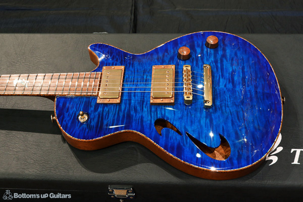 T's Guitars {BUG} NEW MODEL G.G.Award受賞作品『Arc-Singlecut・Aquamarine』one-of-a-kind 楽器フェアモデル