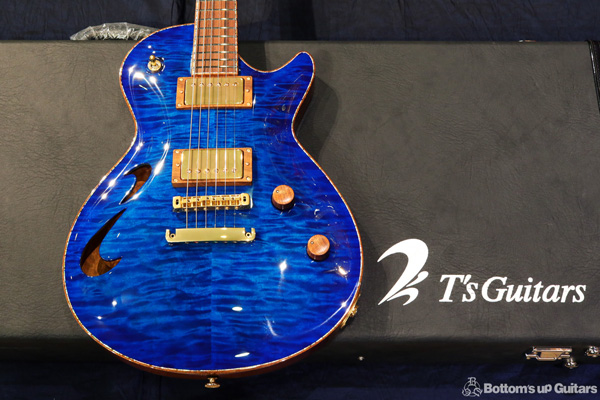 T's Guitars {BUG} NEW MODEL G.G.Award受賞作品『Arc-Singlecut・Aquamarine』one-of-a-kind 楽器フェアモデル