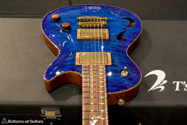 T's Guitars {BUG} NEW MODEL G.G.Award受賞作品『Arc-Singlecut・Aquamarine』one-of-a-kind 楽器フェアモデル