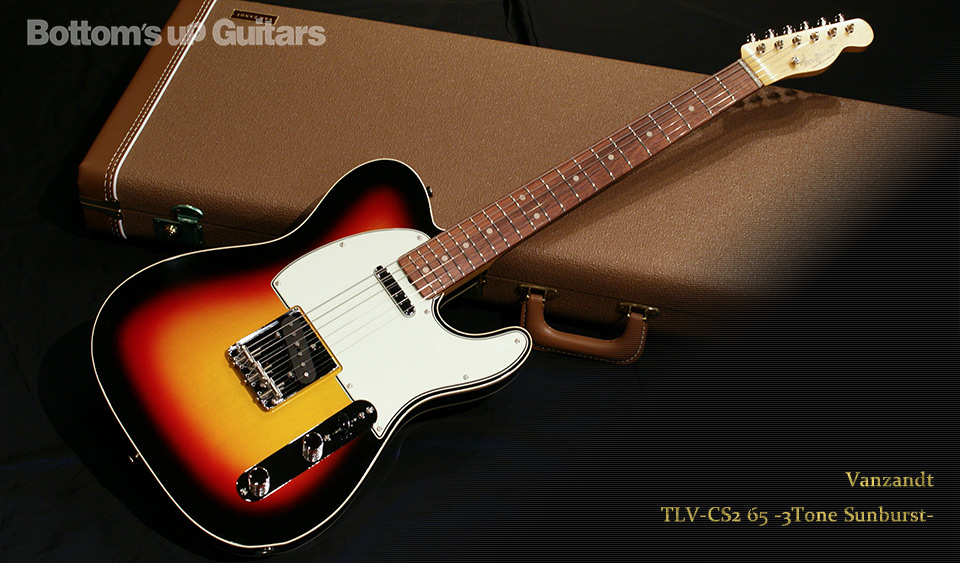 Vanzandt TLV-CS2 65 -3Tone Sunburst- 【Classic Series】アルダーボディ × ローズ指板 Fullertone PU搭載